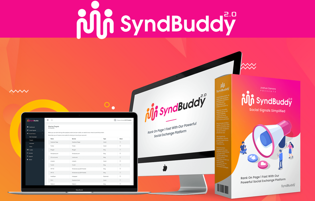 SyndBuddy 2.0 Review & OTO – Social SEO Link Building Service Get You Organic Free Traffic